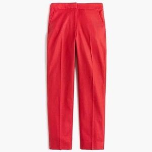 {J Crew} Easy Pant Stretch Linen Blend Pants NWT